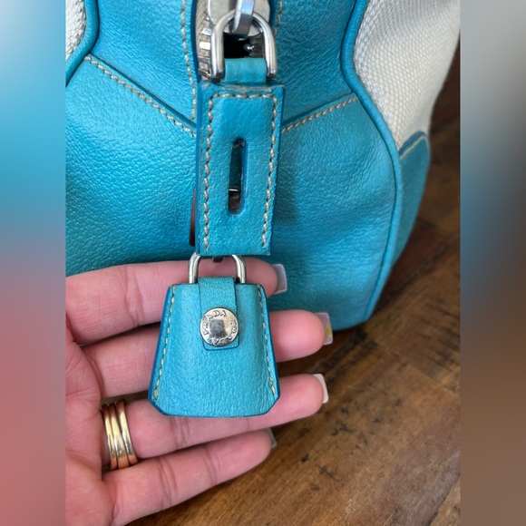 Prada Leather Nappa Light Blue Shoulder Bag - Picture 8 of 16